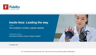 Evolution of Asias capital markets